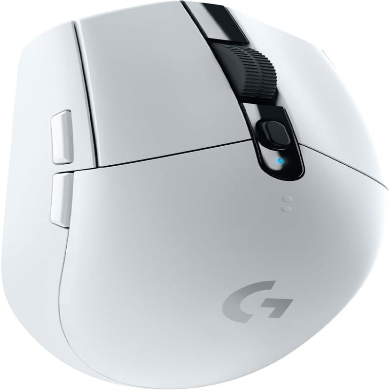 Logitech G305 LIGHTSPEED Wireless Gaming Mouse with HERO 12K Sensor, 12,000 DPI, Lightweight Design, 6 Programmable Buttons, 250-Hour Battery Life, On-Board Memory, Compatible with PC/Mac - White