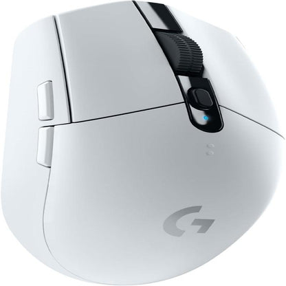 Logitech G305 LIGHTSPEED Wireless Gaming Mouse with HERO 12K Sensor, 12,000 DPI, Lightweight Design, 6 Programmable Buttons, 250-Hour Battery Life, On-Board Memory, Compatible with PC/Mac - White
