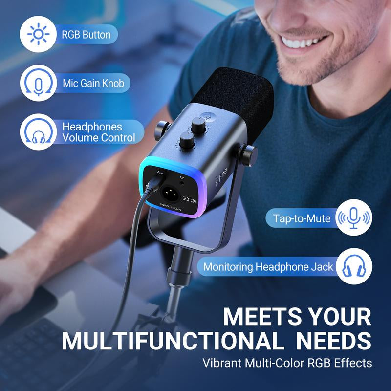 Transform Your Streaming Experience with the FIFINE AM8T NEO Adjustable Microphone Boom Arm and Phone Holder – Perfect for Podcasting, Gaming, and Content Creation!