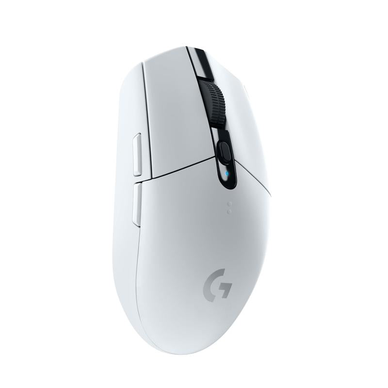 Logitech G305 LIGHTSPEED Wireless Gaming Mouse with HERO 12K Sensor, 12,000 DPI, Lightweight Design, 6 Programmable Buttons, 250-Hour Battery Life, On-Board Memory, Compatible with PC/Mac - White