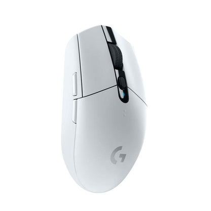 Logitech G305 LIGHTSPEED Wireless Gaming Mouse with HERO 12K Sensor, 12,000 DPI, Lightweight Design, 6 Programmable Buttons, 250-Hour Battery Life, On-Board Memory, Compatible with PC/Mac - White