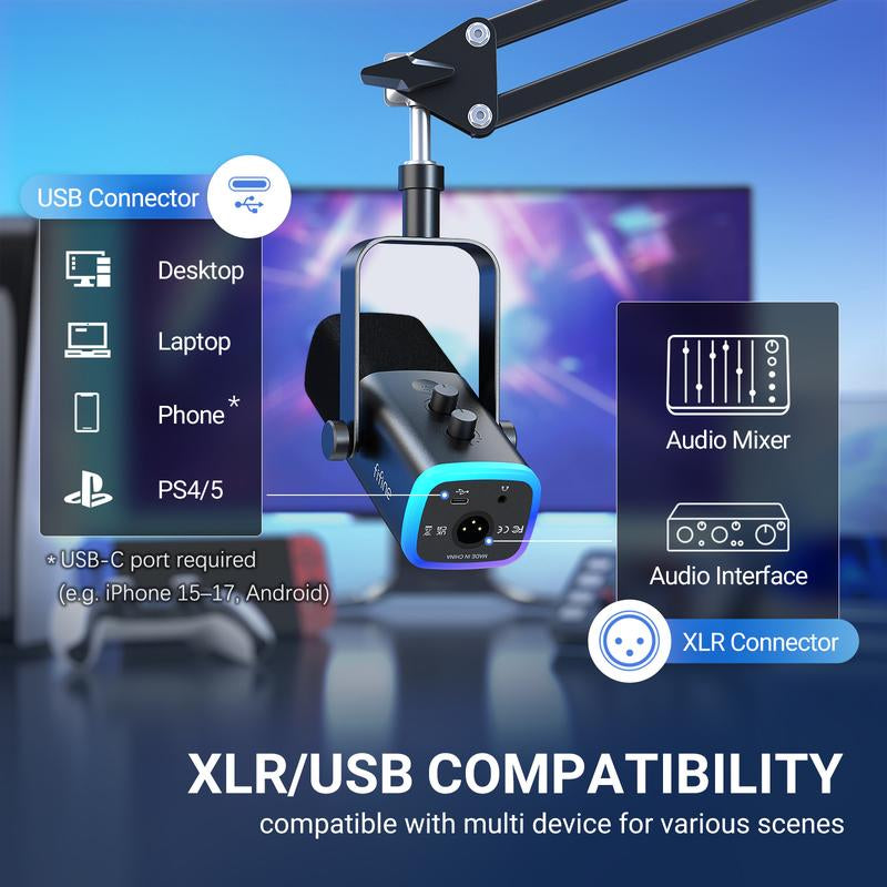 Transform Your Streaming Experience with the FIFINE AM8T NEO Adjustable Microphone Boom Arm and Phone Holder – Perfect for Podcasting, Gaming, and Content Creation!